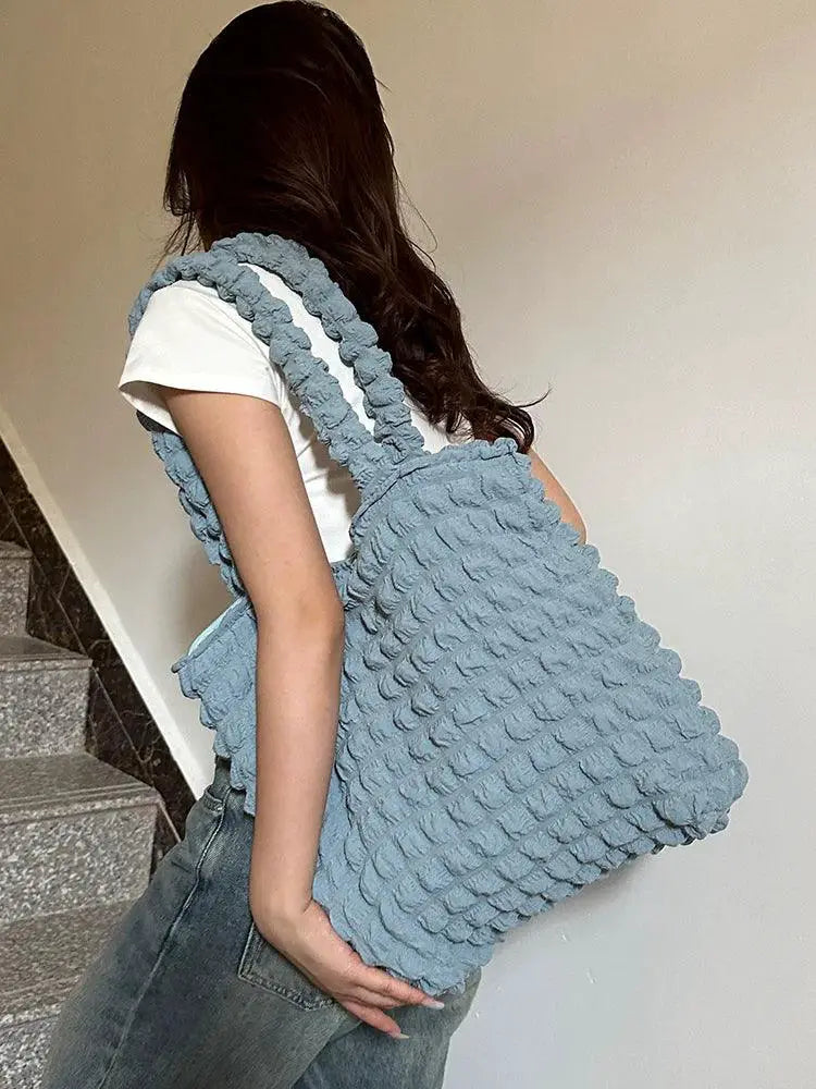 Cloud Puff Shoulder Bag Ruched Cloud Purse For Women