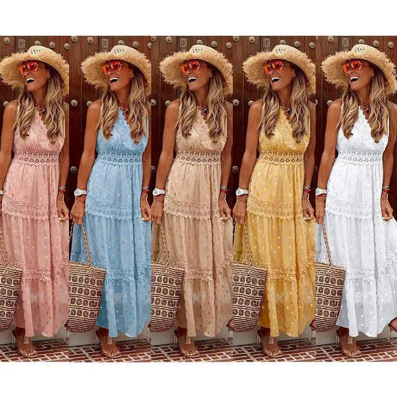 Chiffon Panel Dress Sophisticated Street Style Elegance