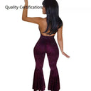 Elegant Backless Catsuit for Nightlife
