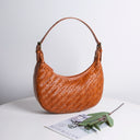 Fuer French Minority Handmade Genuine Leather Underarm Bag