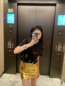 Flattering PU Leather Skirt for Women