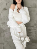 European American Knitted Cardigan Stylish Winter Fashion Choice