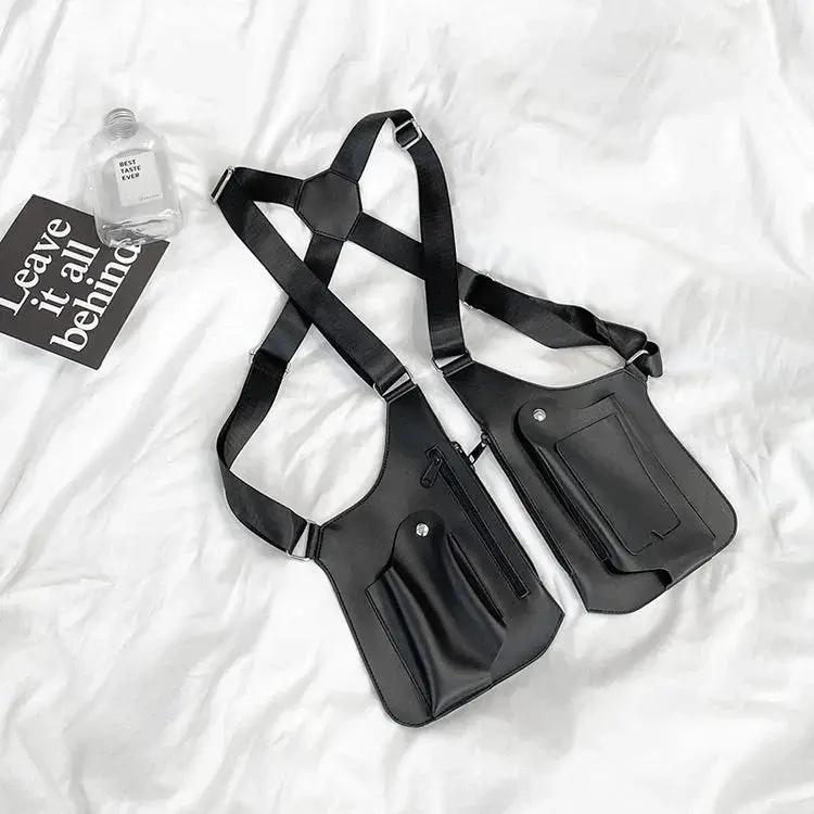 Cargo Hip Hop Vest Bag Unisex Chest Bag Outdoor Phone Bag - OurLum.com