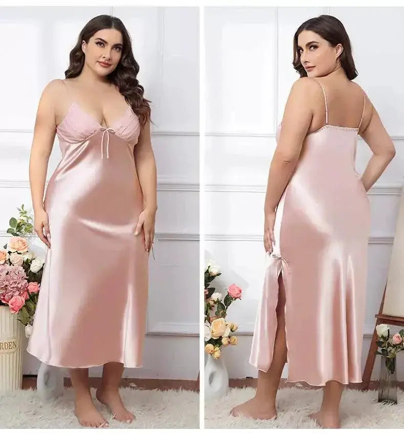 Plus Size Nightdress Lightweight Summer Sleepwear Comfort