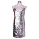 Glittering Backless Dress Elegant Women's Fashion Statement