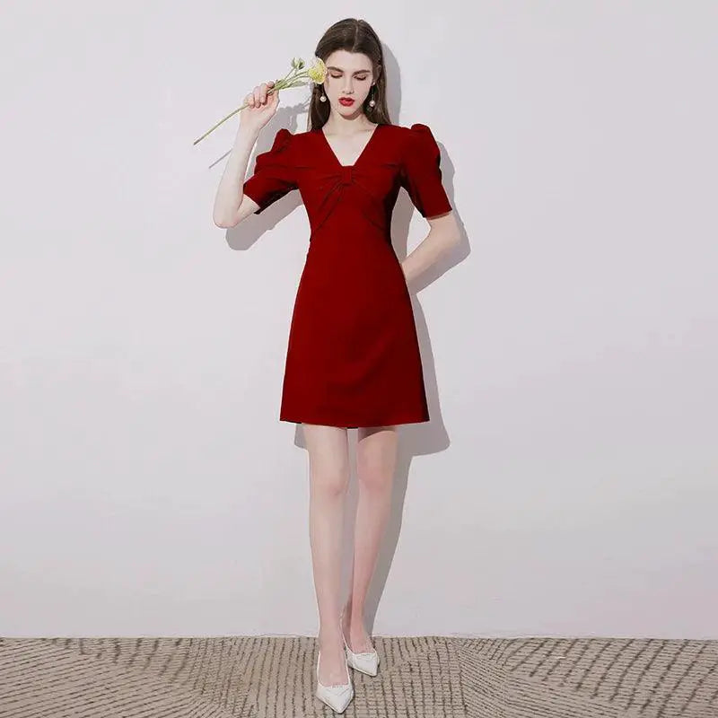 Short Elegant Bridal Gown Stylish Short Wedding Dress