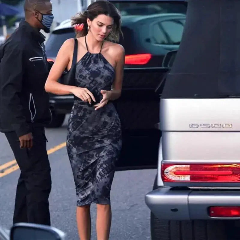 Womens Halter Dress Street Style Summer Essential Chic