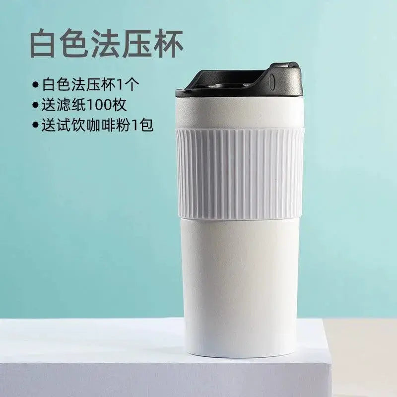 Portable Stainless Steel French Press Outdoor Coffee Pot