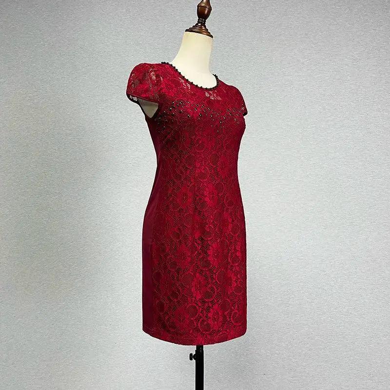 Summer Lace Dress Sexy Cutout Hip Skirt Stylish Versatile