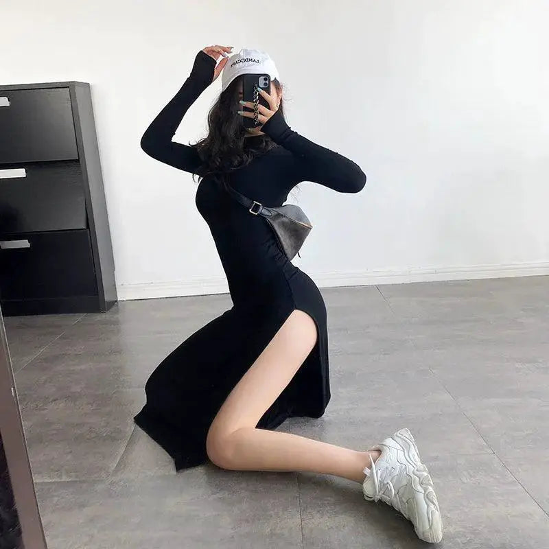 European Chic Sheath Dress For Modern Street Style Statement