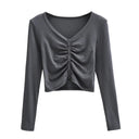 French Sexy Knitwear Chic Street Style Apparel for Fall