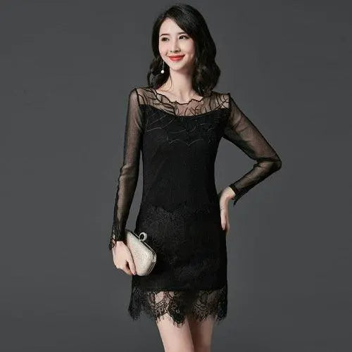 Spring Lace Slim Fit Shirt For Modern Women Style Essentials