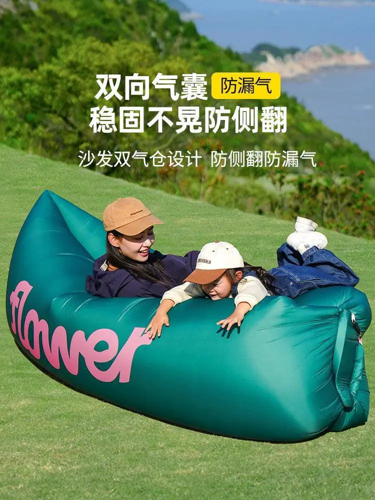Inflatable Outdoor Sofa Bean Bag Foldable Portable Bed