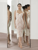 Elegant Lace Bandage Dress for Stylish Evening Wear