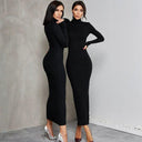 Ahagaga Long Sleeve Dress Chic Fall/Winter Fashion Essential