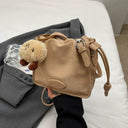 Spring and Summer Women's Stylish Korean Crossbody Bucket Bag