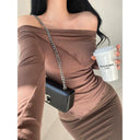 Slim Off-Shoulder Top: Spring Fashion Trend for Women