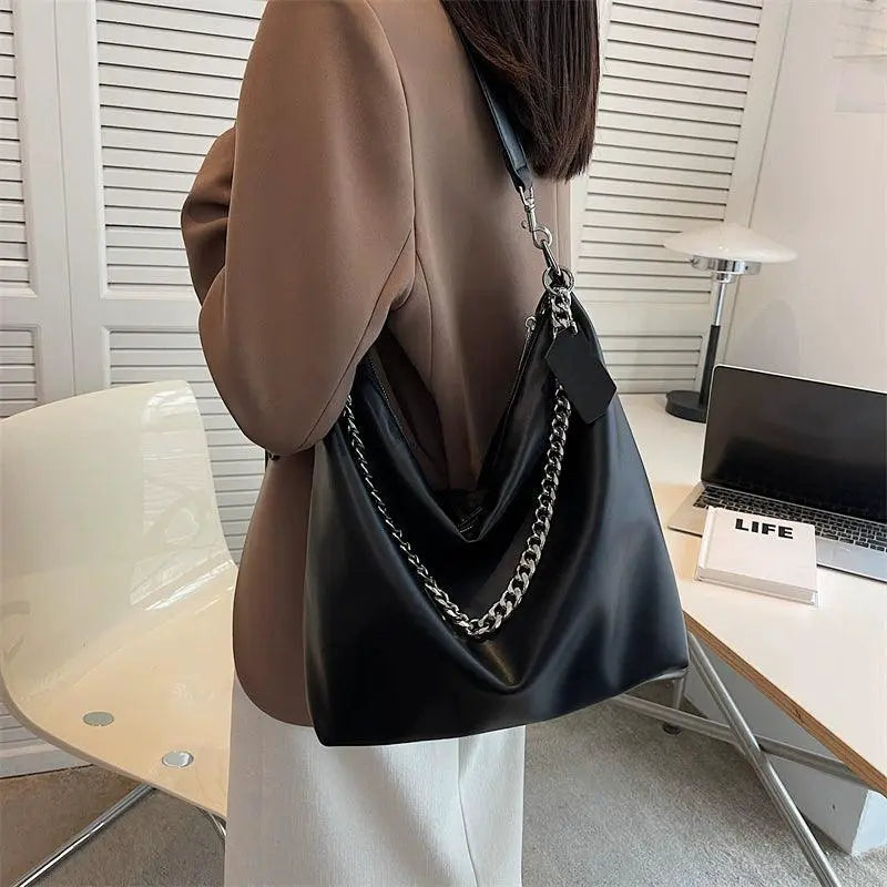 Fancy Summer All Match Shoulder Work Bag for Women Spacious