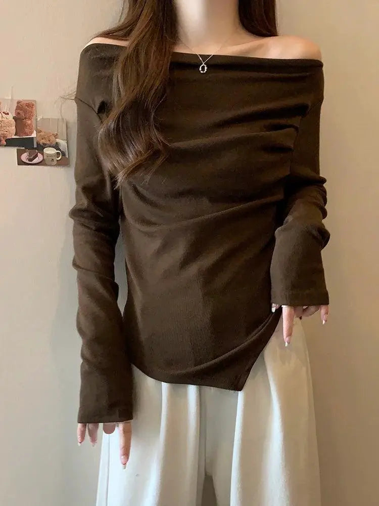 Seductive Plus Size Off The Shoulder Top All Season Style