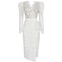 Chic V-Neck Lace Dress for Elegant Summer Spring Style