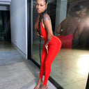 Backless Bodysuit Romper: Stylish Party Outfit with Edgy Look