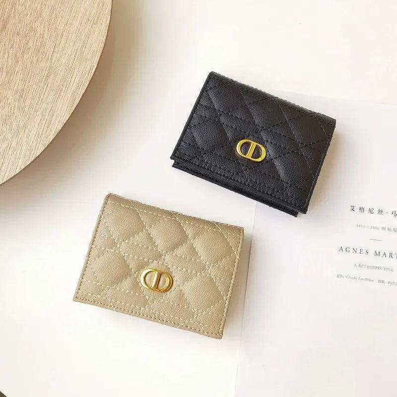 Elegant Korean Leather Multi Card Wallet For Women