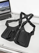 Cargo Hip-hop Vest Bag Retro Outdoor Fashion Chest Bag