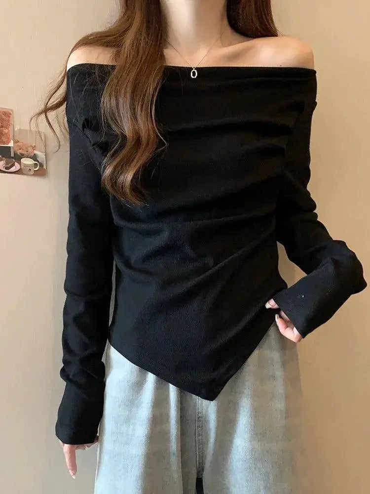 Seductive Plus Size Off The Shoulder Top All Season Style