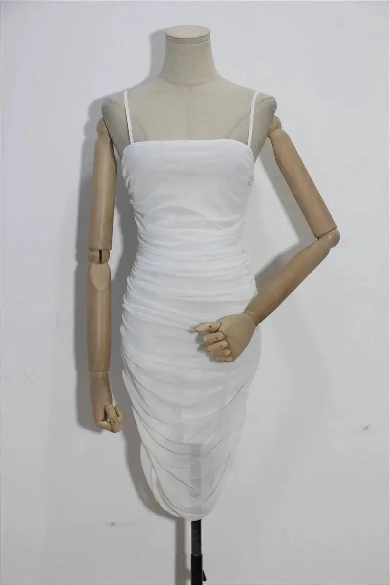 Embrace Your Curves Sexy Sleeveless Sheath Dress Daily