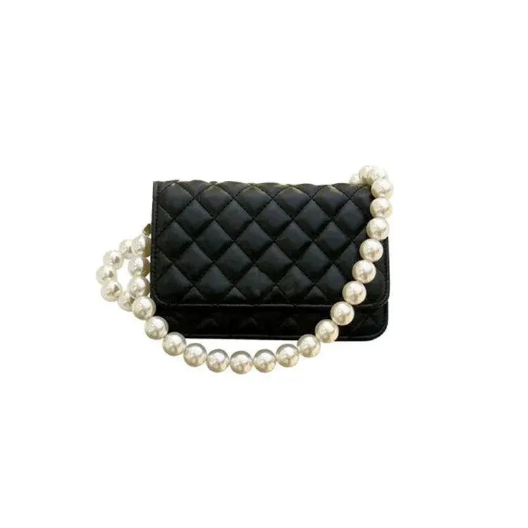 Elegant Pearl Chain Crossbody Bag for Women Fashion