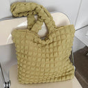 Cloud Puff Shoulder Bag: Trendy Ruched Purse for Women