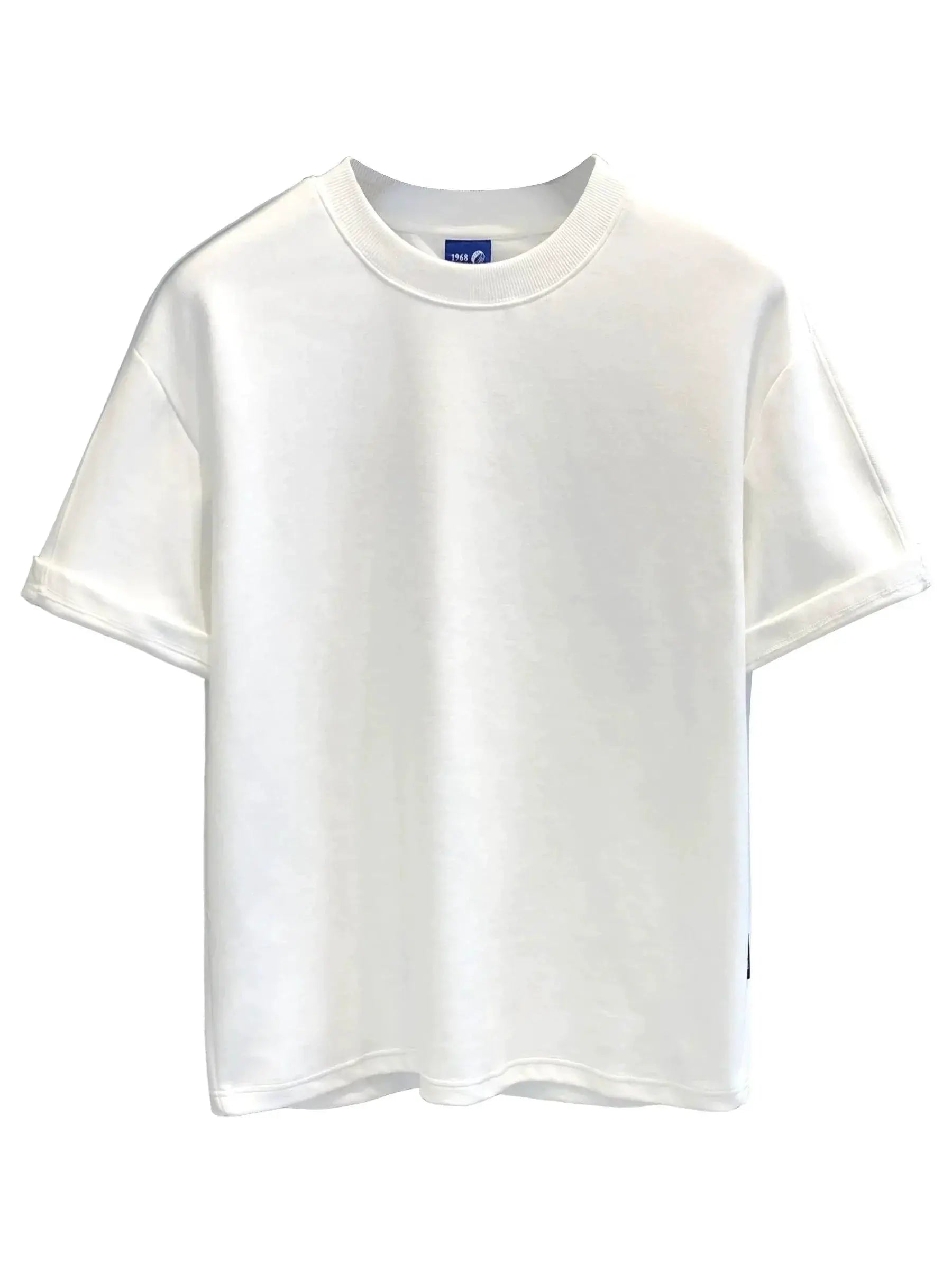 316G Minimalist Elbow Sleeved Mens T Shirt For Comfort