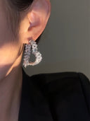 Light Extravagant Love Heart Women's Wheat Earrings Fancy
