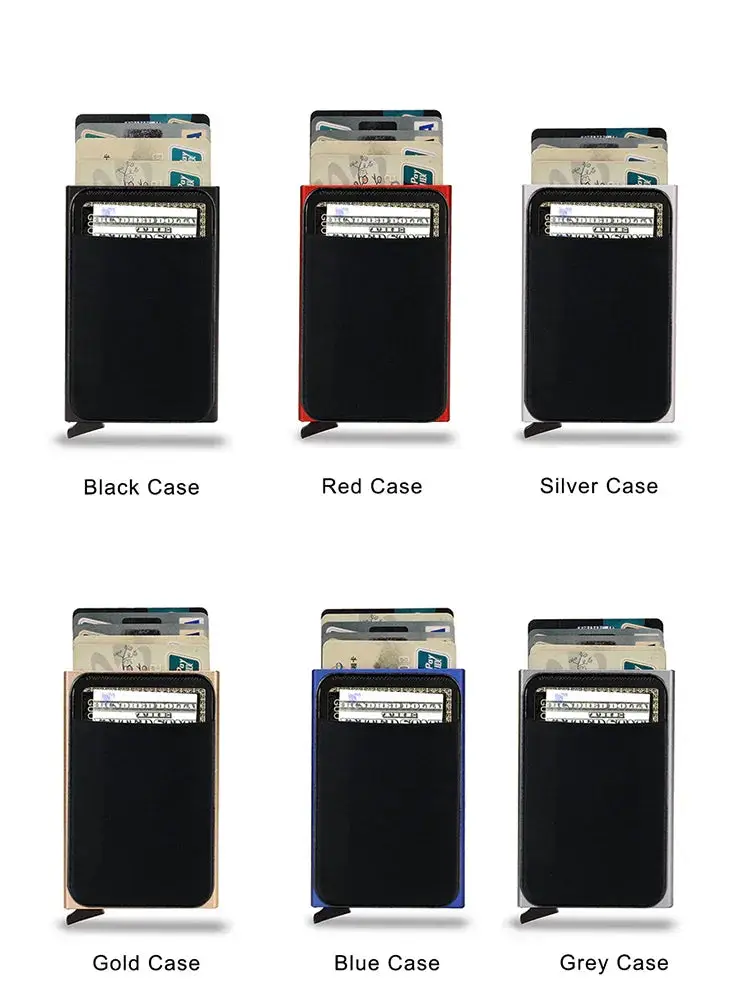 RFID Metal Smart Men Wallet Stainless Steel Everyday Use