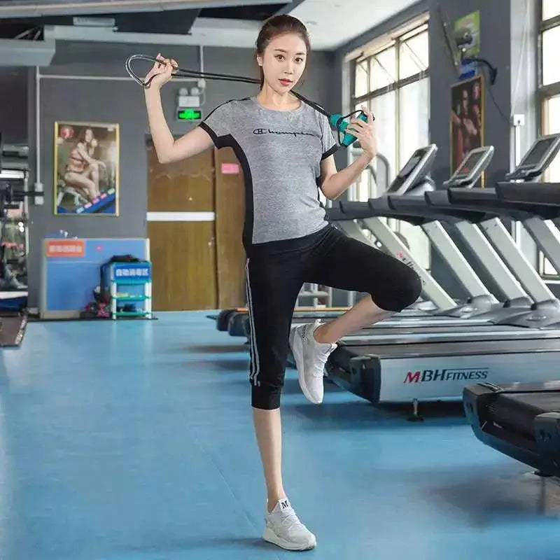 Plus Size Stylish Yoga Set High Quality Fitness Outfit