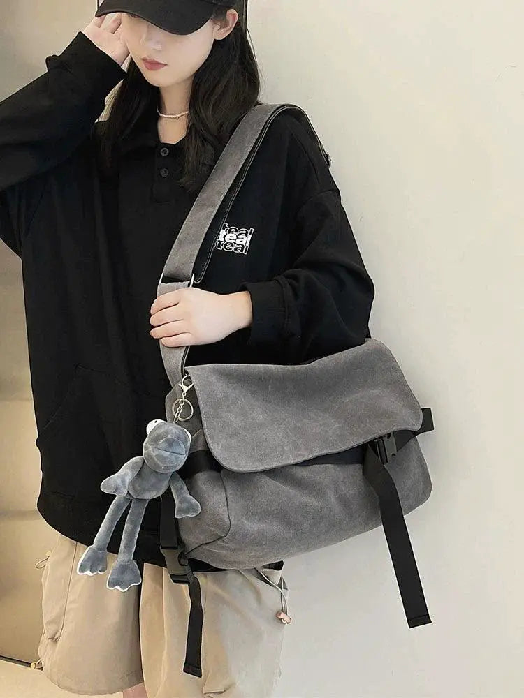 Japanese Crossbody Bag For Students Stylish Everyday Carrier