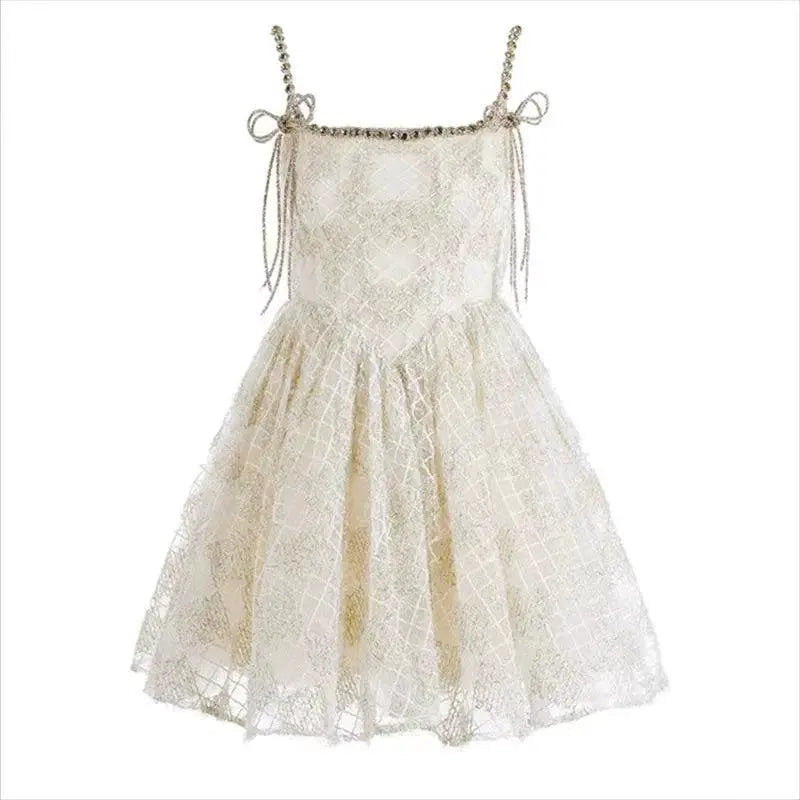 Diamond Bow Dress Glamorous Evening Wear For Women