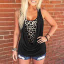 Leopard Sleeveless Top for Women Comfort
