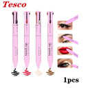 4 In 1 Face Makeup Eyeliner Eyebrow Lip Pen Beauty Color