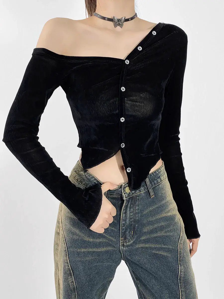 Off The Shoulder Pure Desire Tee Autumn Style Upgrade