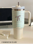 304 Stainless Steel Insulated Ice Cup With Straw Handle