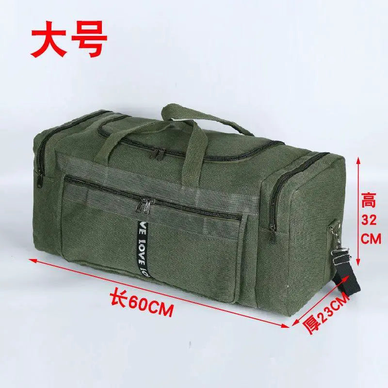 Retro Satchel Canvas Shoulder Bag for Outdoor Workers