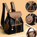 Chic Women's Small Plaid Backpack for Commuting and Travel