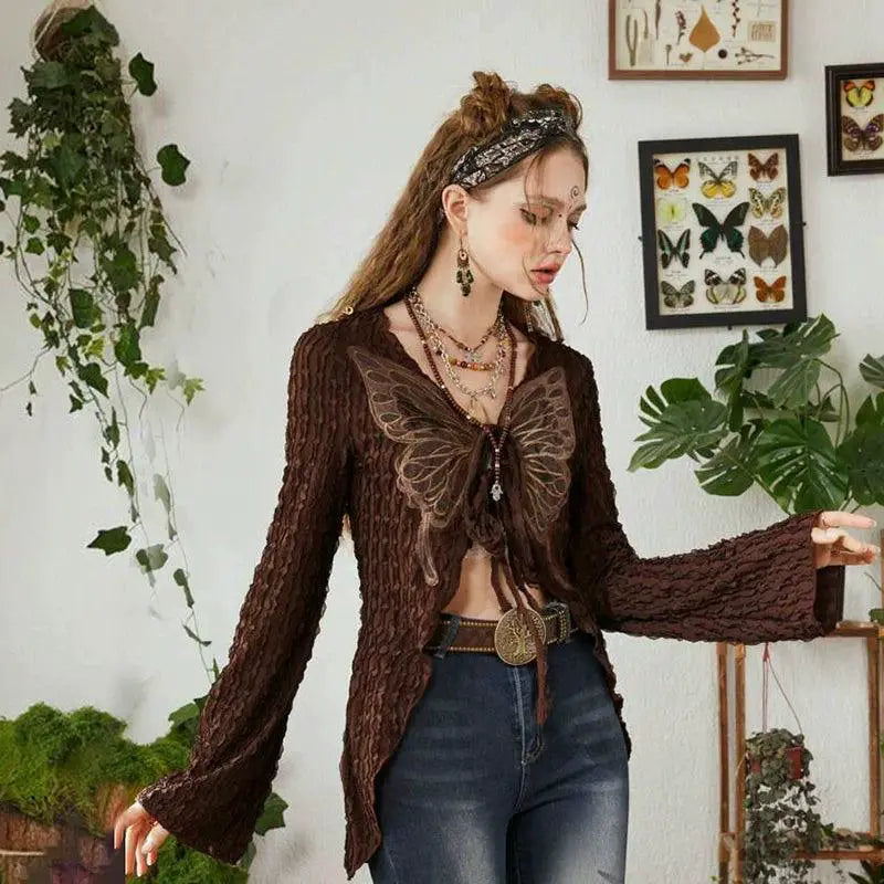 Ancient Vintage Collector Blouse Timeless Elegance Style