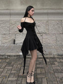 Gusty Pure Desire Sexy Asymmetrical Halterneck Dress Sale