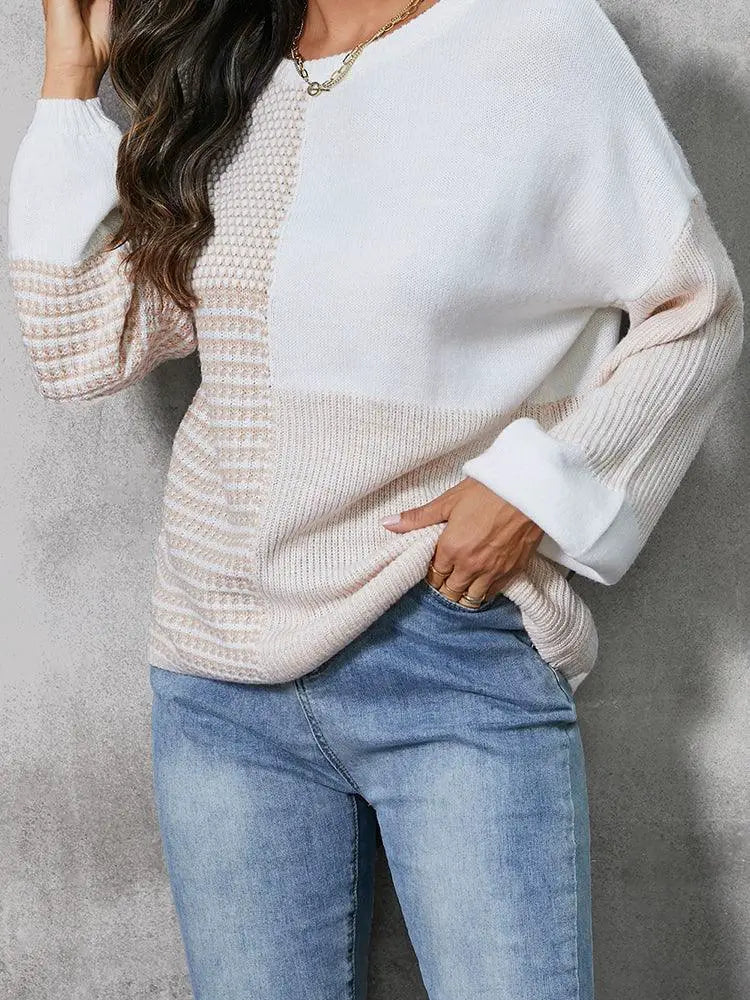 Fall 2024 Drop Shoulder Sweater For Women New Arrival