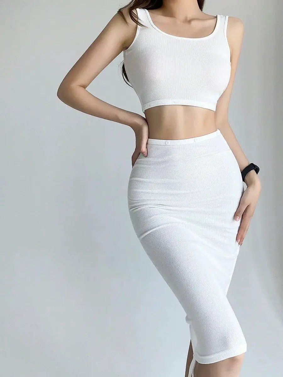 Summer Chic Pleated A Line Dress Slimming Silhouette