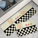 Cartoon Soft Diatom Ooze Kitchen Floor Mat Non-Slip Carpet