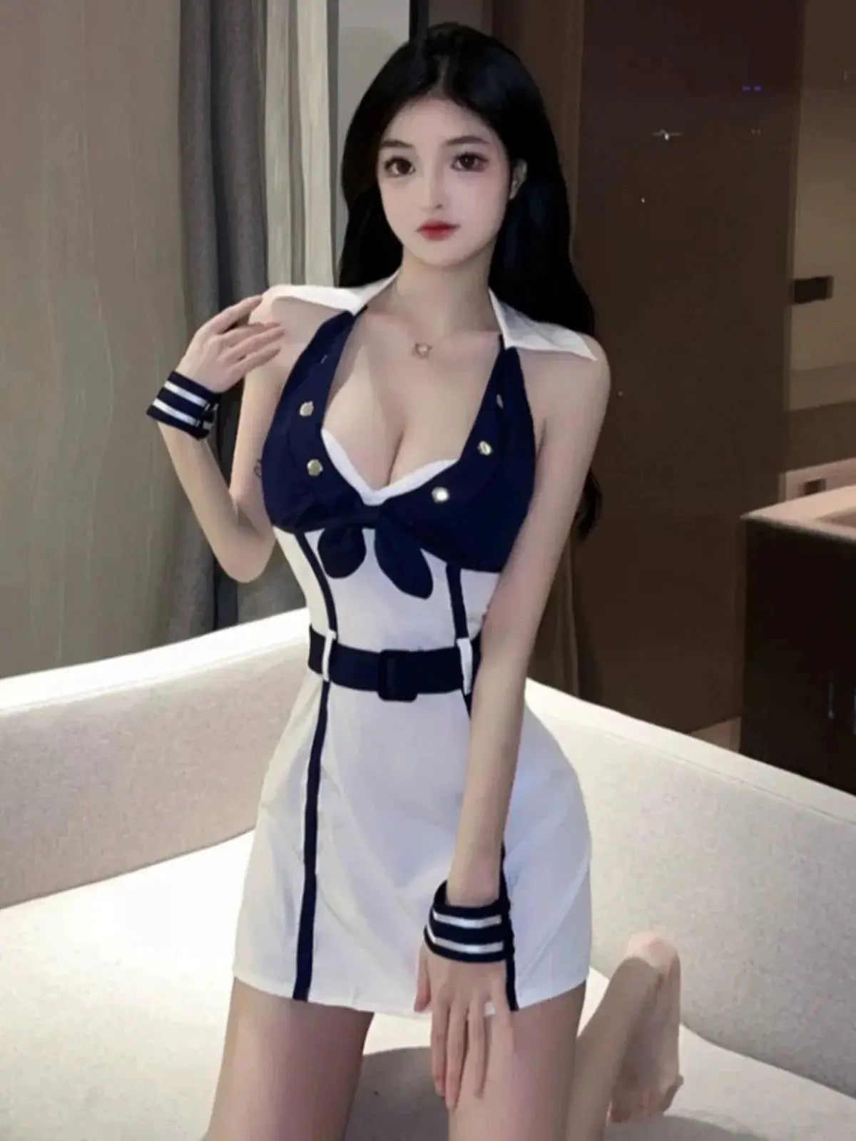 Spotlight Ready Celebrity A Line Dress With Big Bow Style