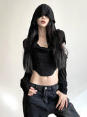 Retro Swing Collar T-shirt for Modern Youth Style Fashion